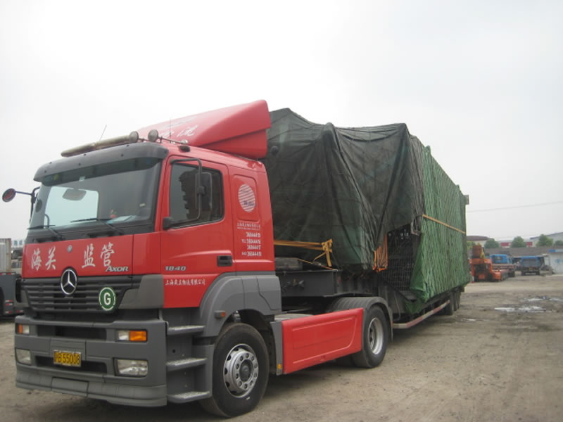 Transportation of over- sized precision instrument air cushion vehicle to Xining, Qinghai Province
